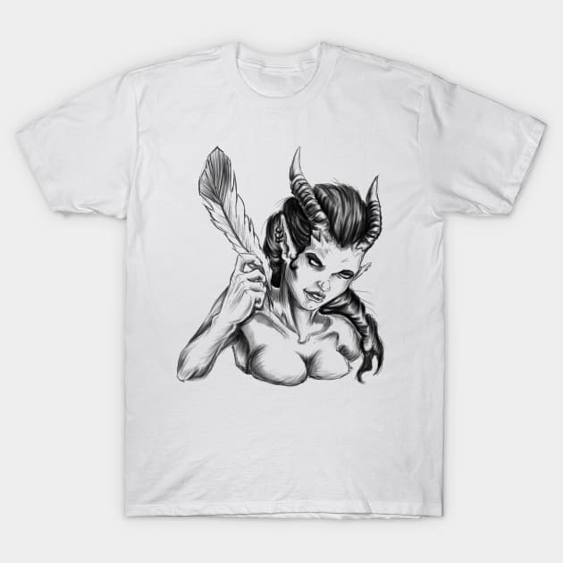 She-devil T-Shirt by GrafDeGoose